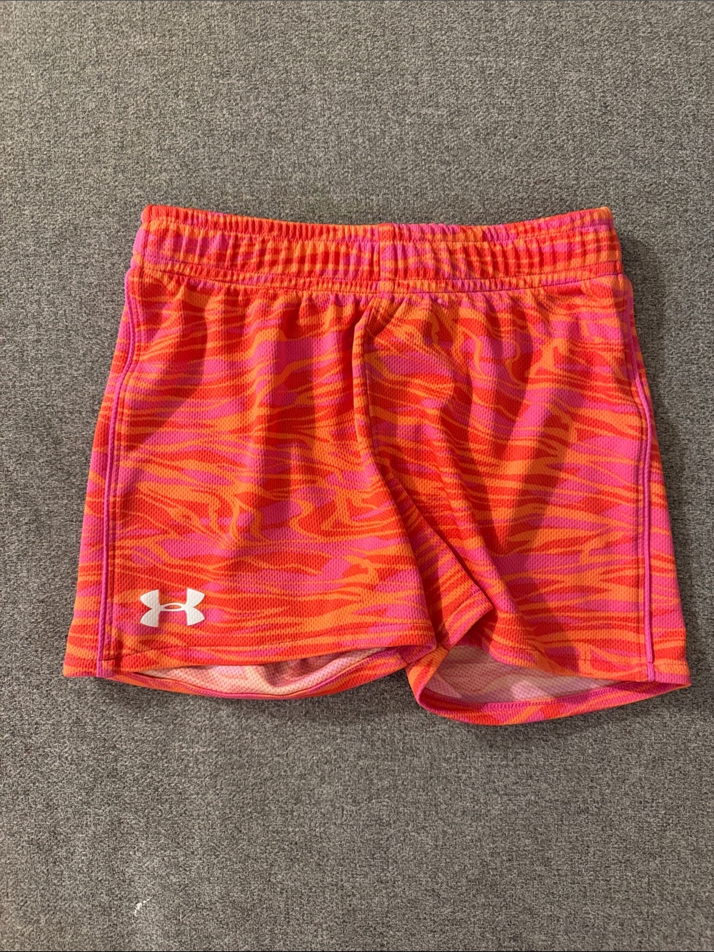 5/$15- Under Armour Pink and Orange Girls' Active Shorts